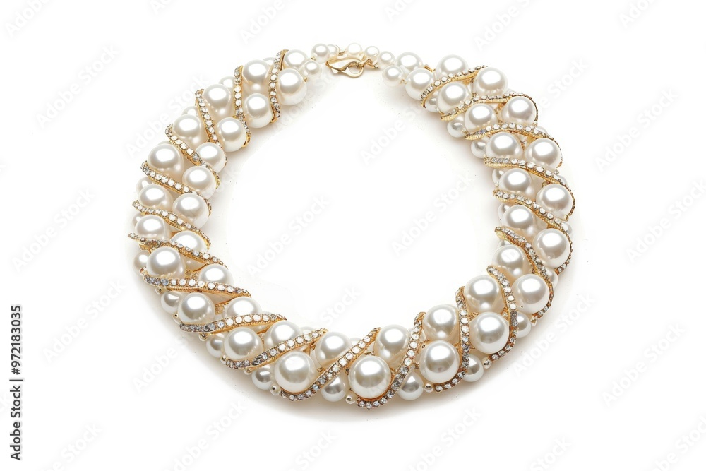 Elegant pearl necklace with intricate design, perfect for adding a touch of sophistication to any outfit. Elegant pearl necklace with intricate design, perfect for adding a touch of sophistication to any outfit.