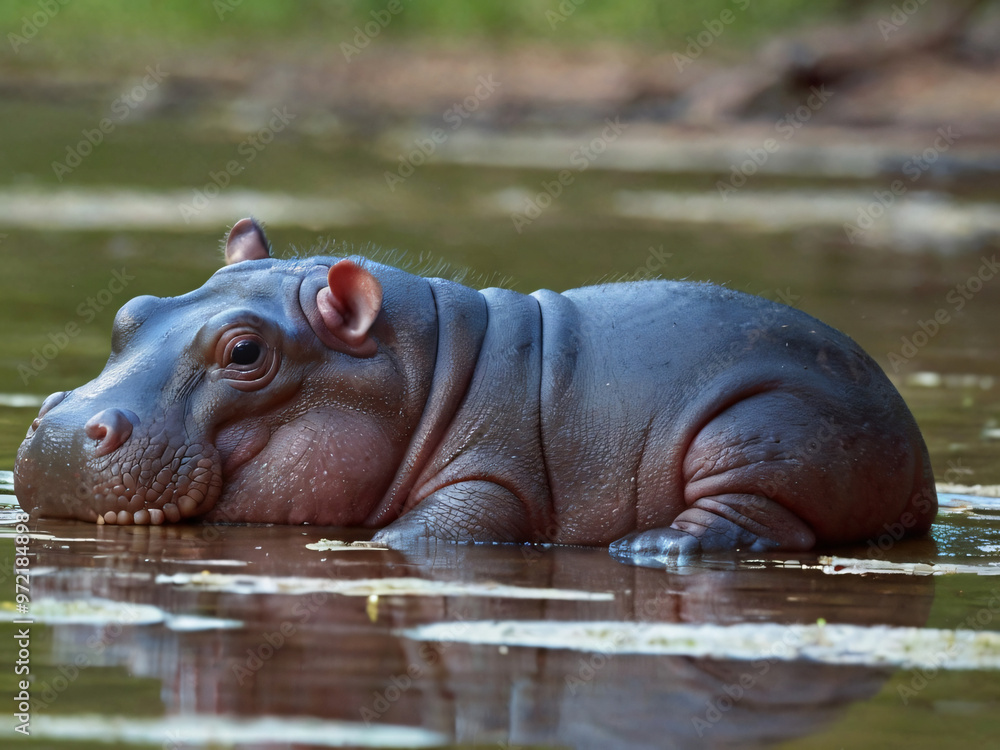 hippo in the water hippo in the water