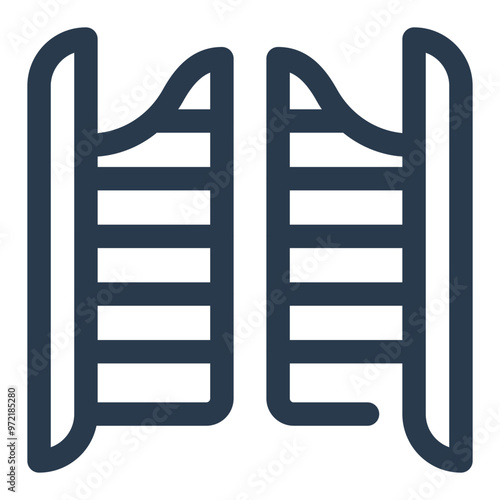 Saloon Swinging Doors Icon