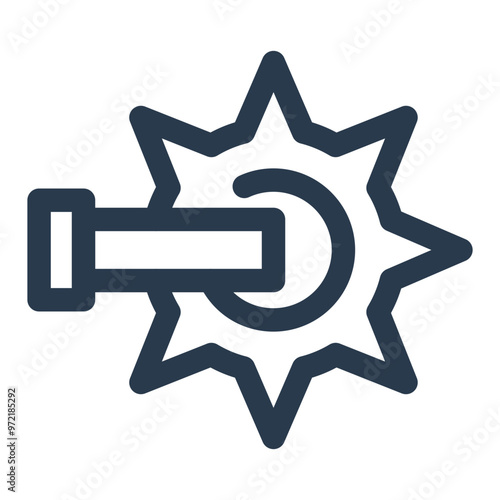 Western Cowboy Boot Spurs Icon