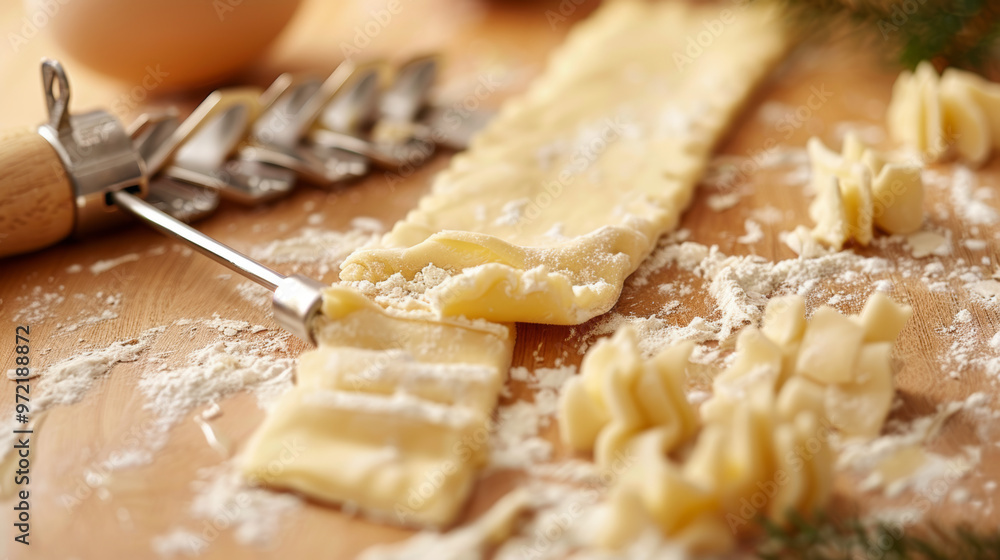 Pastry Crimper: Tool for crimping and sealing the edges of pastry dough Pastry Crimper: Tool for crimping and sealing the edges of pastry dough