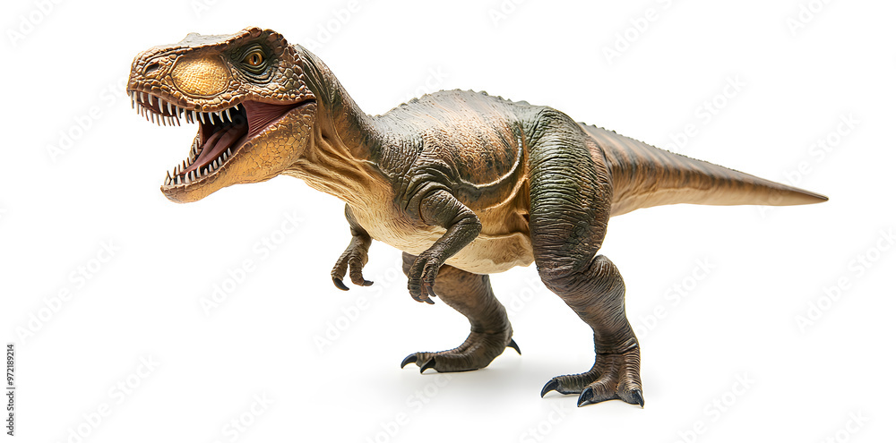 Fototapeta premium Realistic model of Dinosaur isolated on white background