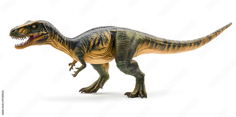 Obraz premium Realistic model of Dinosaur isolated on white background