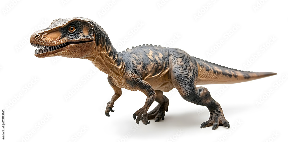 Realistic model of Dinosaur isolated on white background Realistic model of Dinosaur isolated on white background