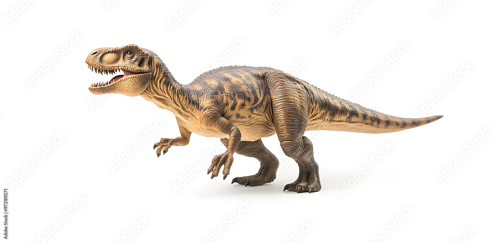 Realistic model of Dinosaur isolated on white background Realistic model of Dinosaur isolated on white background