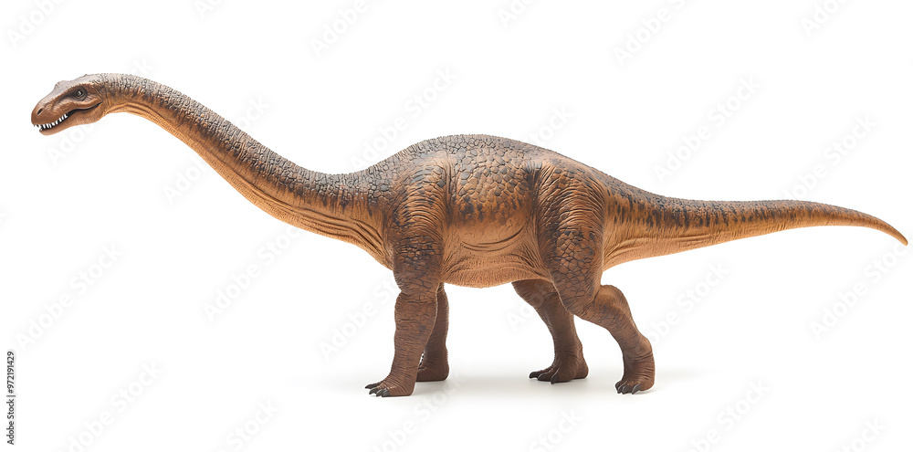 Brachiosaurus dinosaur isolated on white background Brachiosaurus dinosaur isolated on white background