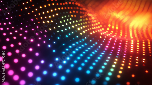 Wallpaper Mural The Spectrum of Light: A Dazzling Array of Colors and Motion in Digital Art Torontodigital.ca