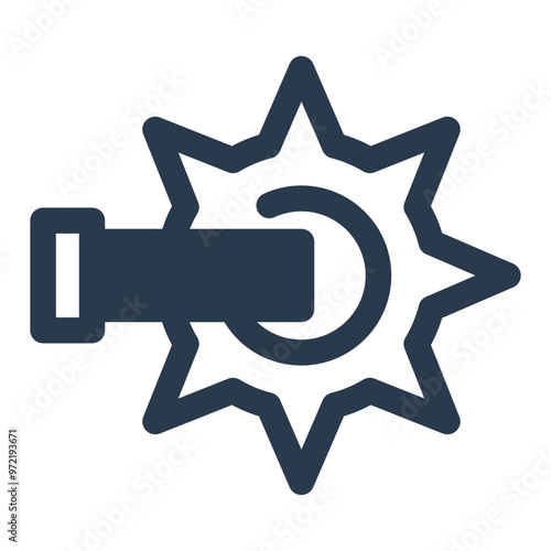 Western Cowboy Boot Spurs Icon
