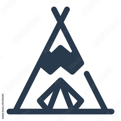 Native American Teepee Icon