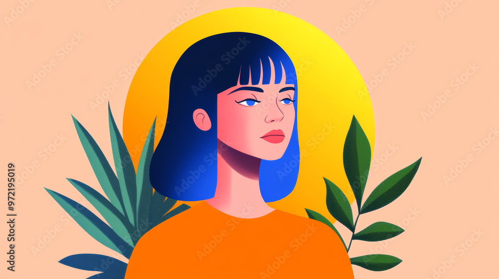 Modern Virgo season graphic with a bold, minimal Virgo glyph, clean lines, and pastel gradients representing tranquility Modern Virgo season graphic with a bold, minimal Virgo glyph, clean lines, and pastel gradients representing tranquility