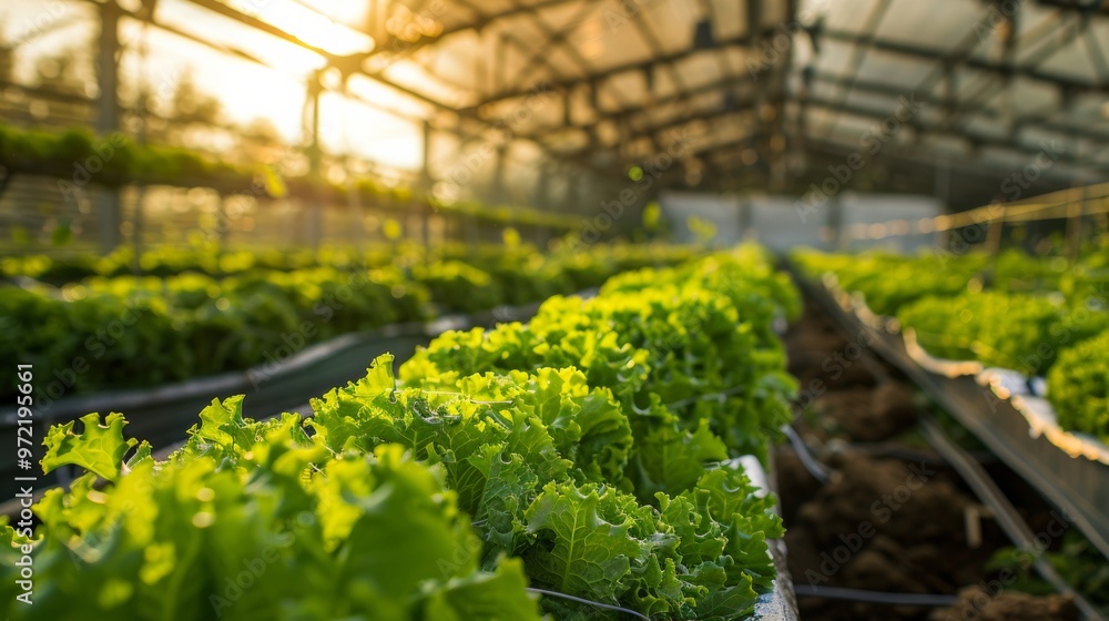 Photos of a revolution in agriculture: high-tech farming methods such as vertical farms and hydroponics in a sustainable environment Photos of a revolution in agriculture: high-tech farming methods such as vertical farms and hydroponics in a sustainable environment