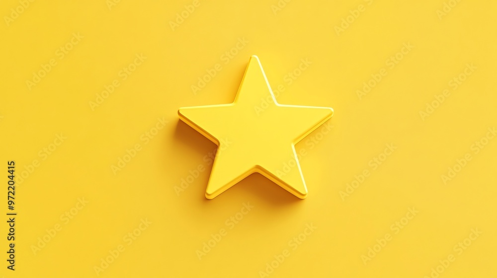 Yellow star shape on yellow background. Yellow star shape on yellow background.