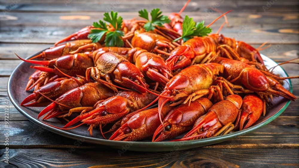 boiled crayfish plate boiled crayfish plate