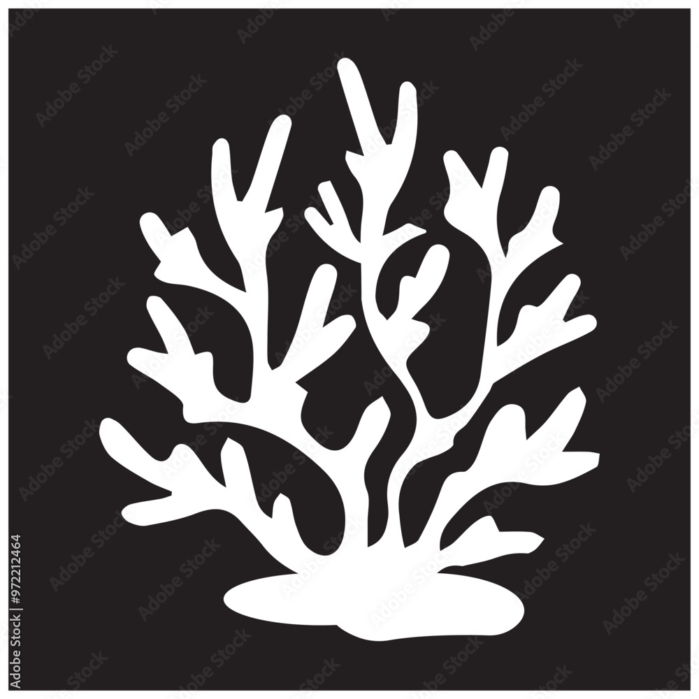 Coral logo design template Coral logo design template
