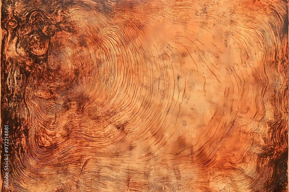 Naklejka premium Background image of wood slice with detailed wooden texture for stocks.
