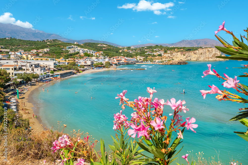 Seaside of Almyrida. Crete, Greece
