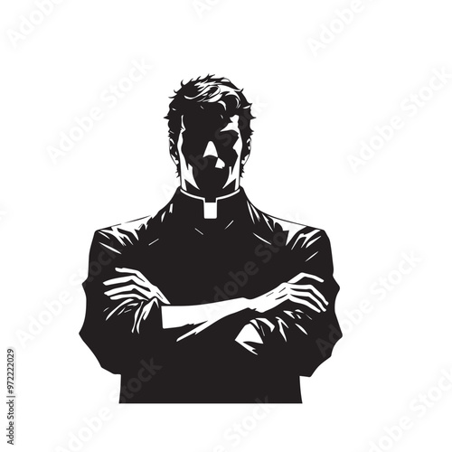 Businesspeople vector silhouette. Businessman and women vector design.