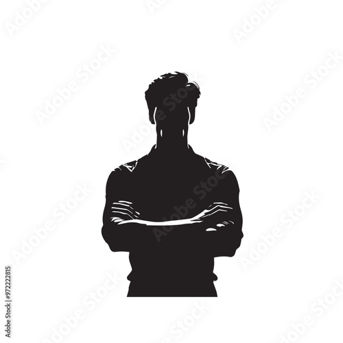 Businesspeople vector silhouette. Businessman and women vector design.