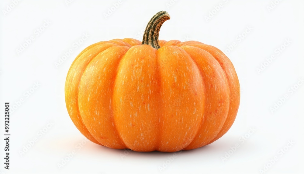 Pumpkin Isolated on White Background with Simple and Clean Presentation Pumpkin Isolated on White Background with Simple and Clean Presentation