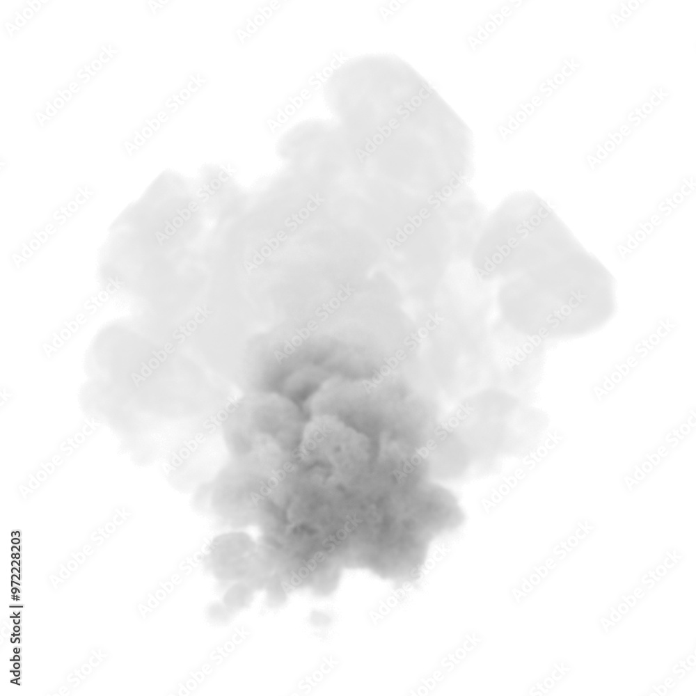 smoke on transparent background