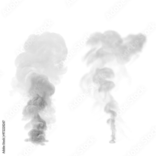 smoke on transparent background