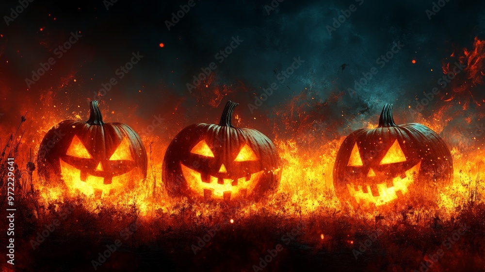 Halloween background with pumpkins halloween jack-o-lantern festival Halloween background with pumpkins halloween jack-o-lantern festival