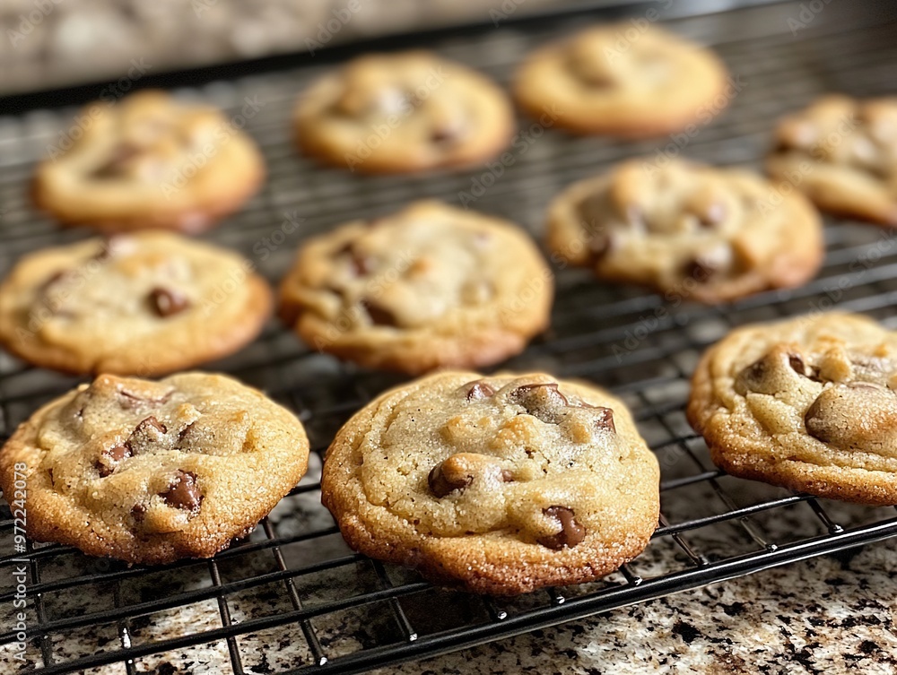 Freshly Baked Soft and Chewy Cookies on a Wooden Board, Warm and Delicious Dessert Perfect for a Sweet Treat or Afternoon Snack, Indulging in the Art of Baking Freshly Baked Soft and Chewy Cookies on a Wooden Board, Warm and Delicious Dessert Perfect for a Sweet Treat or Afternoon Snack, Indulging in the Art of Baking