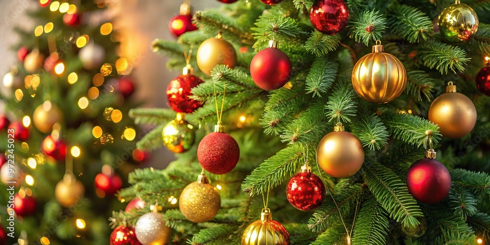 christmas tree with ornaments christmas tree with ornaments