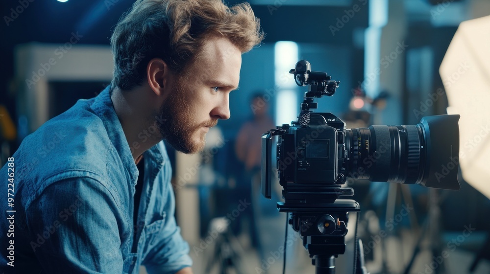 Cinematographer Focuses on Camera Cinematographer Focuses on Camera