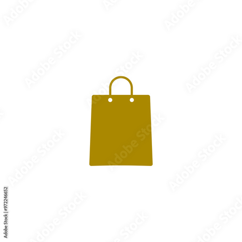 Shopping Bag icon isolated on transparent background