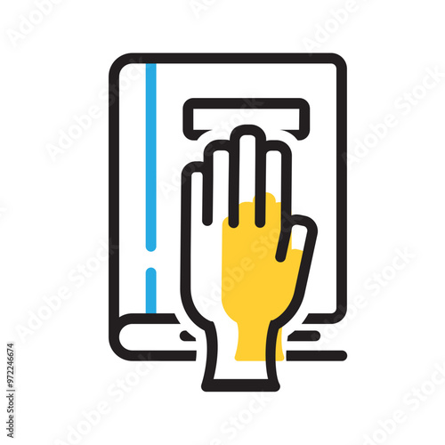 Vector multicolor icon for Truth