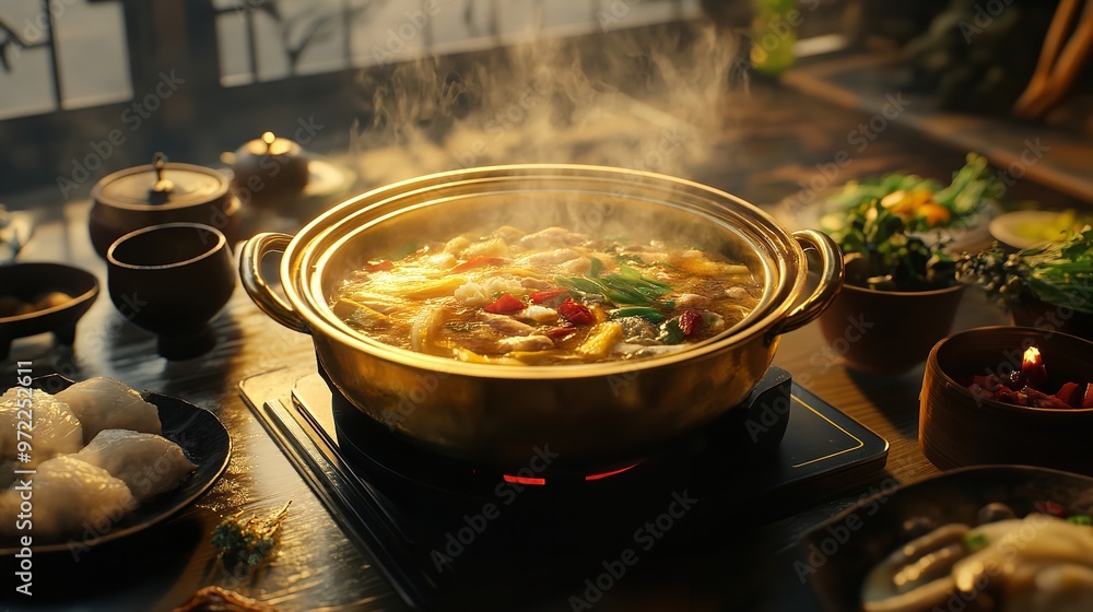 Hot Pot on a Table Most Popular Dish in China 8K Realistic
Hot Pot on a Table Most Popular Dish in China 8K Realistic