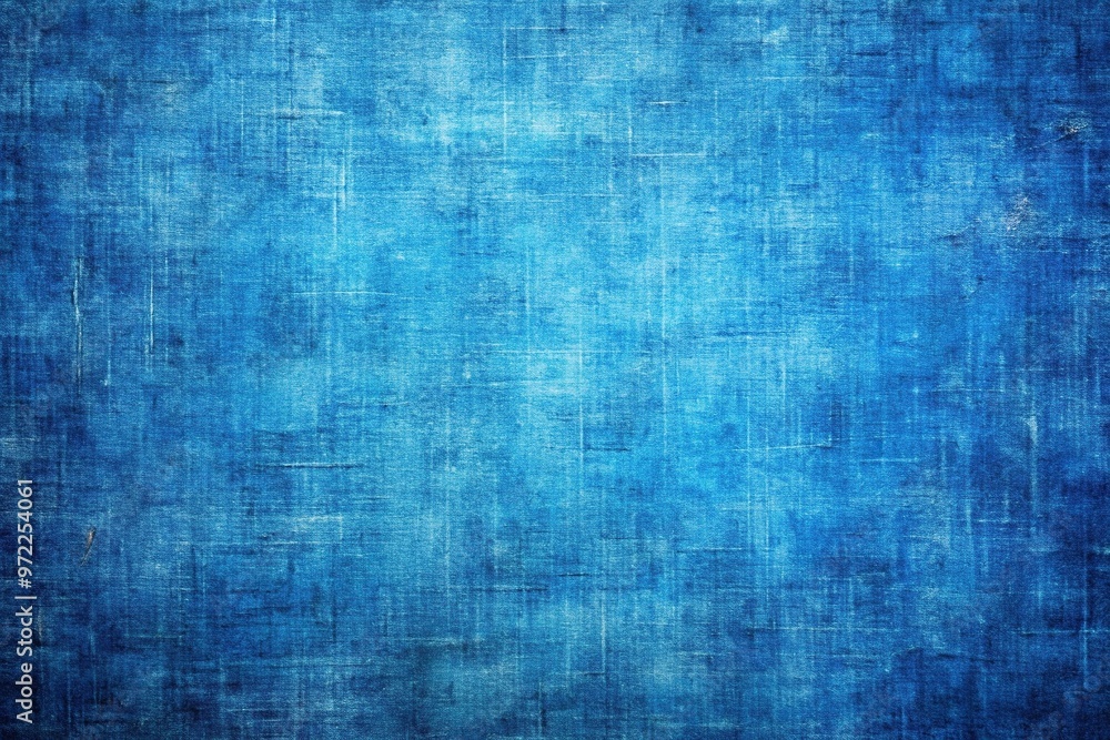 Close-up blue canvas texture with scratches and worn areas Close-up blue canvas texture with scratches and worn areas