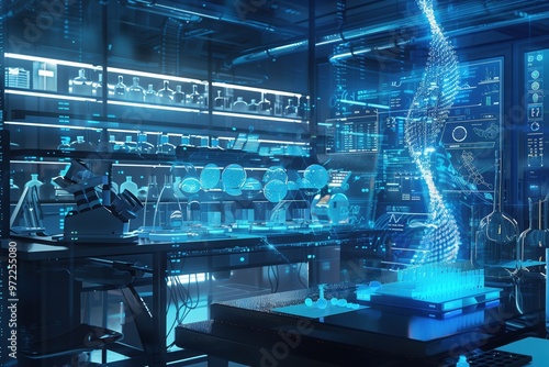 Wallpaper Mural high-tech laboratory environment Torontodigital.ca