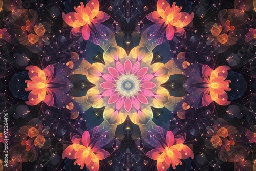 abstract kaleidoscope background