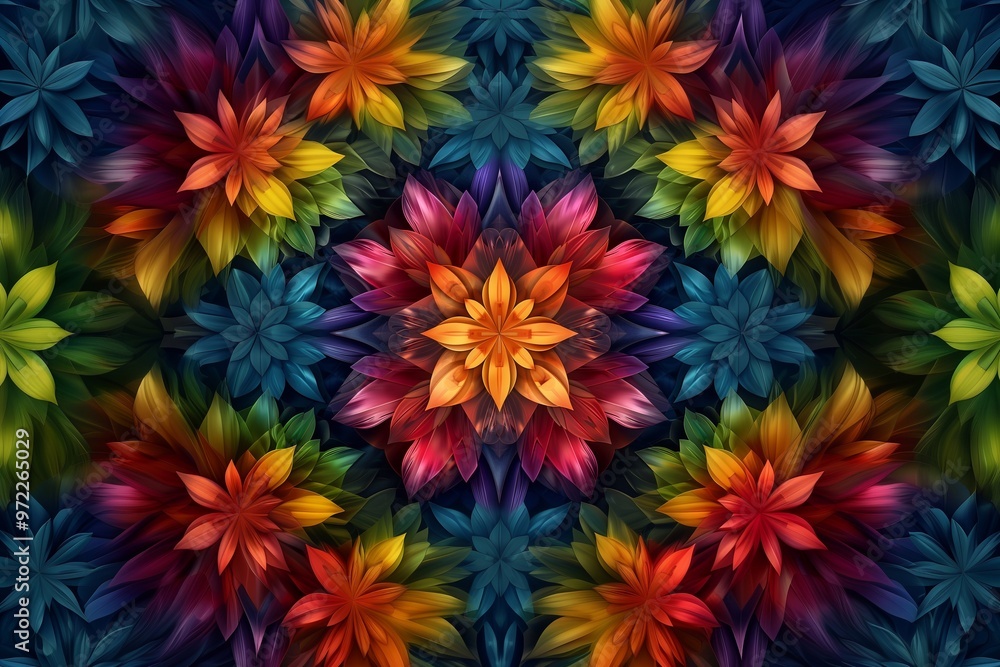 Obraz premium abstract kaleidoscope background