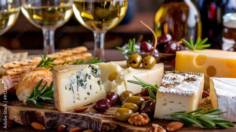 Gourmet Cheese Board with Wine Pairing A Culinary Delight Gourmet Cheese Board with Wine Pairing A Culinary Delight