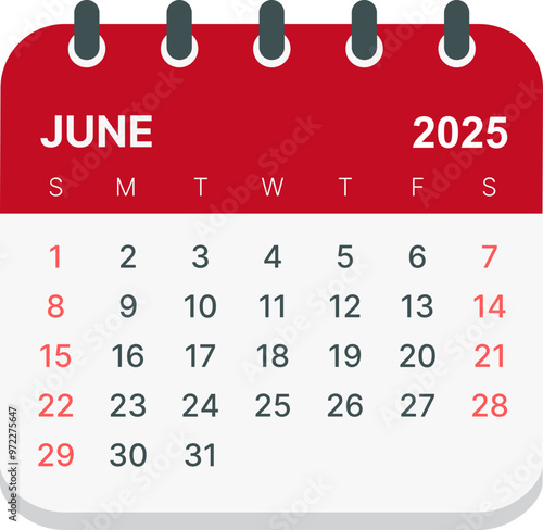 2025 calender-June	
