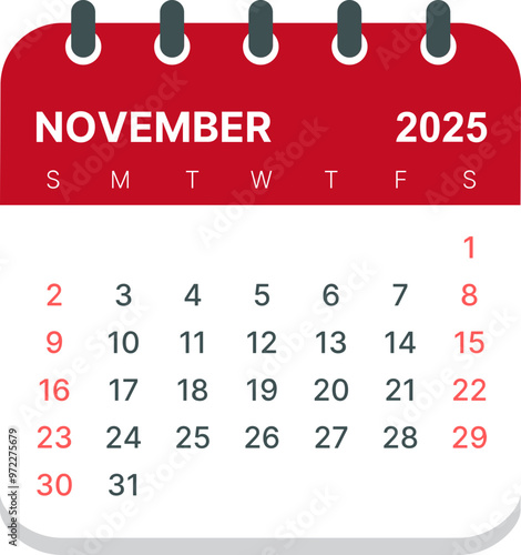 2025 calender-November	
