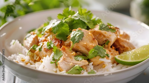 Chicken Rice with Cilantro and Lime A Delicious Thai Recipe