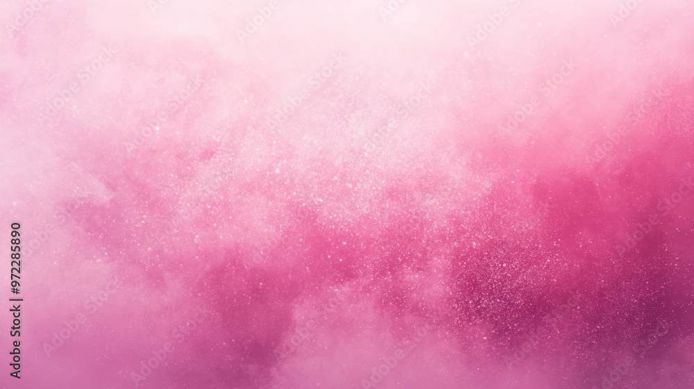 Fototapeta premium Soft pink gradient with sparkling elements, creating a dreamy and ethereal atmosphere.