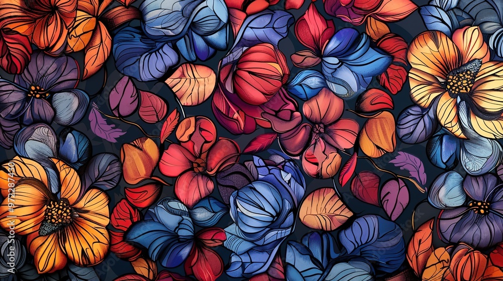Seamless pattern wallpaper Seamless pattern wallpaper