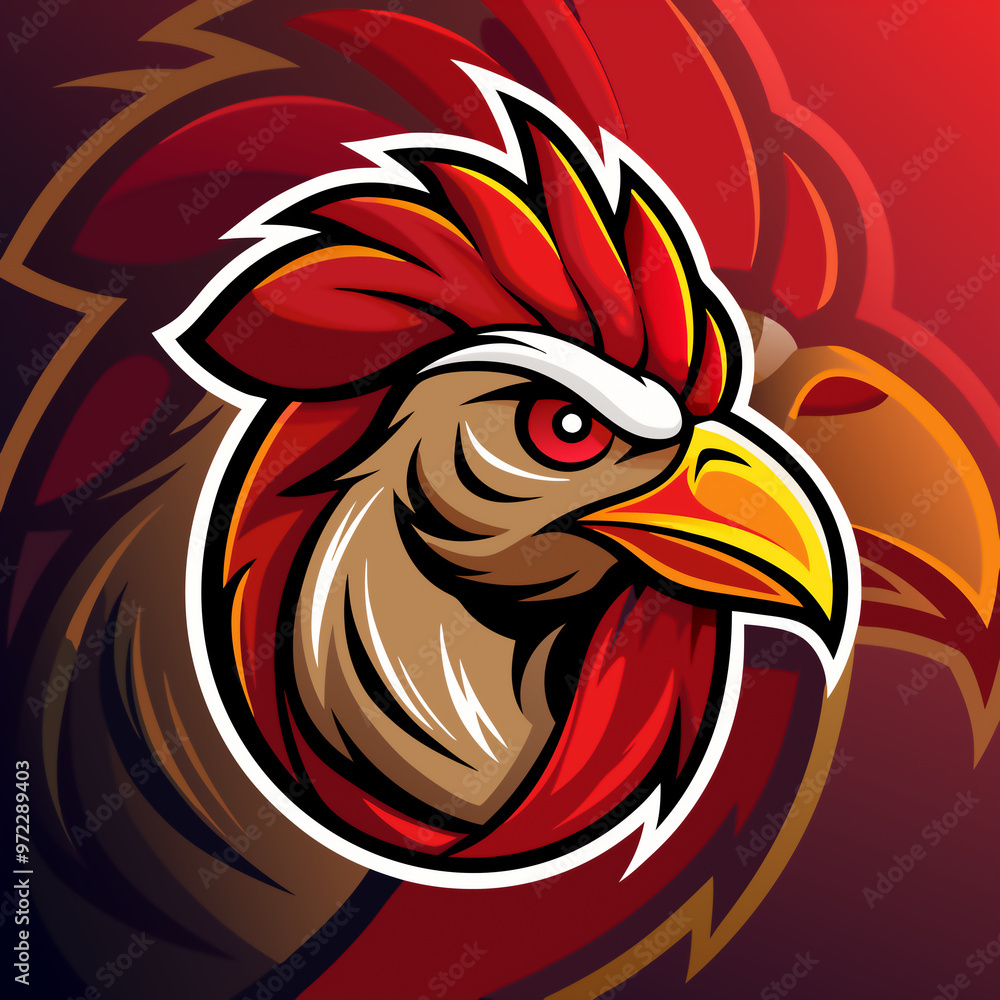 Dynamic Rooster Head Branding Logo – Great for Video Game Projects, Merchandise, and Promotions Dynamic Rooster Head Branding Logo – Great for Video Game Projects, Merchandise, and Promotions