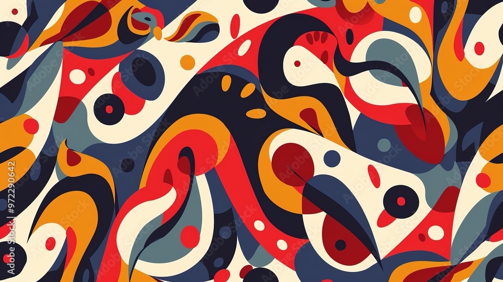 Abstract motifs pattern wallpaper Abstract motifs pattern wallpaper