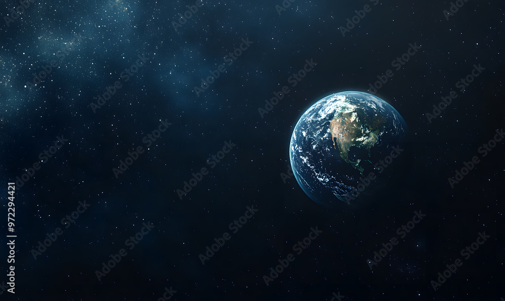 Fototapeta premium graphics of space, planets, and astronauts on a white background.