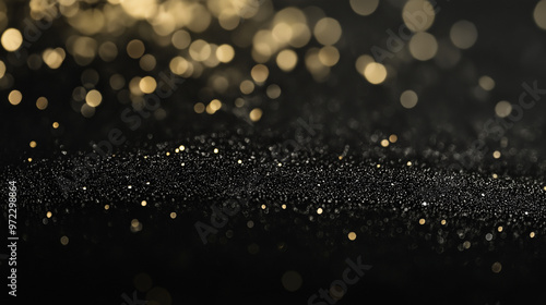 Luxuriöser Black Friday Hintergrund: Edles Schwarz-Gold-Design. Exklusive Optik für Werbung, Banner, Social Media. Glamouröse Akzente, elegante Textur. Premium-Look für Sale-Kampagnen