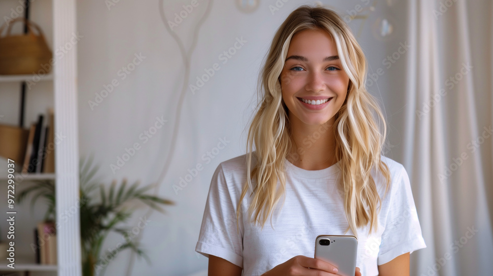 The Modern Muse Blondes Phones and Fashion portrait of a person The Modern Muse Blondes Phones and Fashion portrait of a person