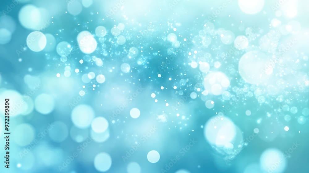 Soft blue and white bokeh lights create a dreamy and ethereal atmosphere. Soft blue and white bokeh lights create a dreamy and ethereal atmosphere.