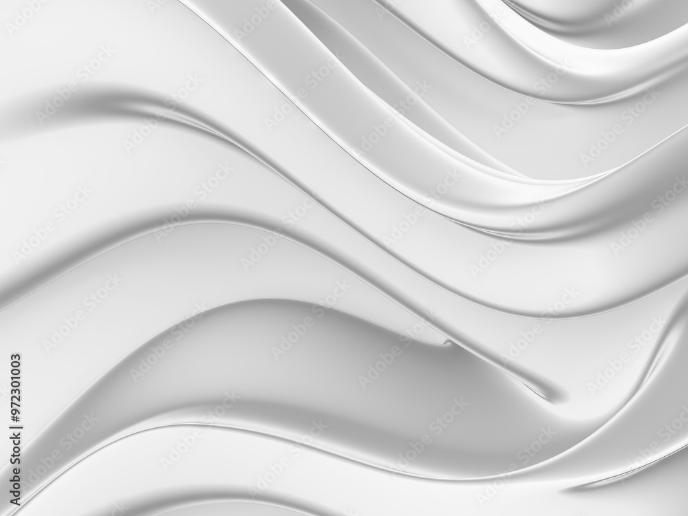 Obraz premium White background pattern waves. Wavy texture