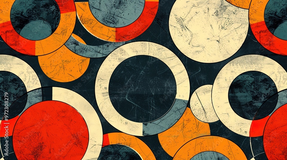 Retro pattern seamless wallpaper Retro pattern seamless wallpaper